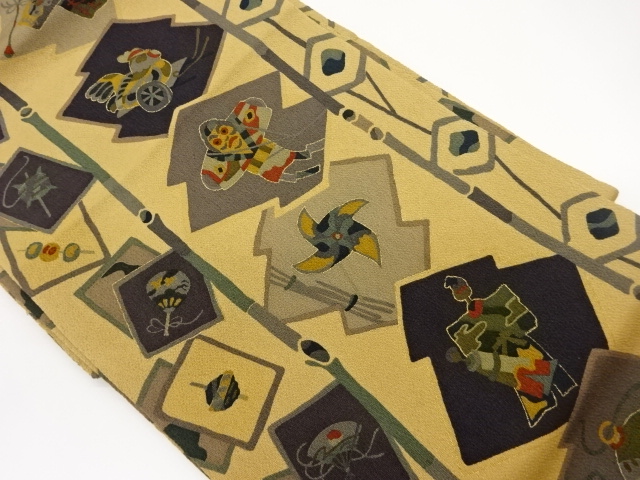 JAPANESE NAGOYA OBI / CHIRIMEN / TOYS